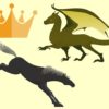 ドラゴンと馬が王を争う