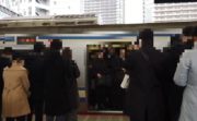 横須賀線武蔵小杉駅の混雑
