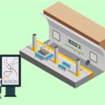 地下鉄駅構内の様子